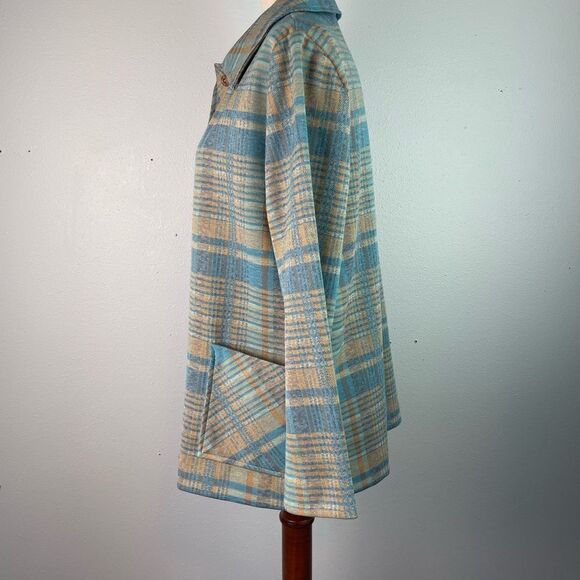 Vintage Graff California Wear Flannel Jacket Size 10 EUC - Picture 3 of 8